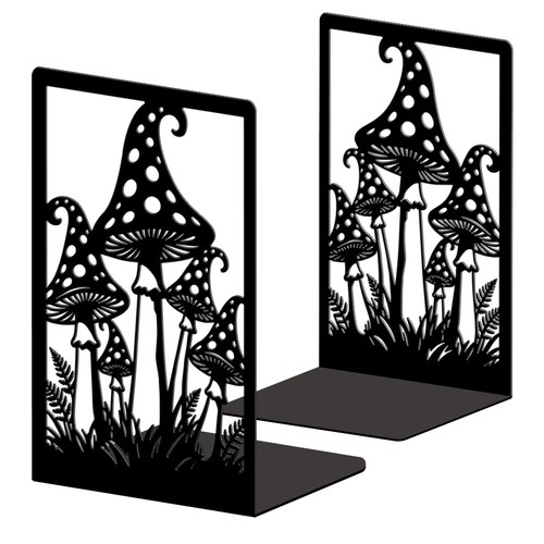 9 metal bookends - 5.3"x4.3"x7.9",