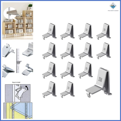 Adjustable shelf clips - shelf,