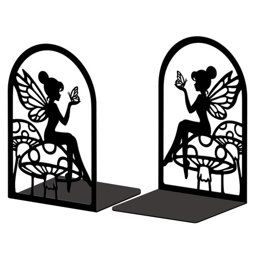 Metal bookends for shelves - metal,
