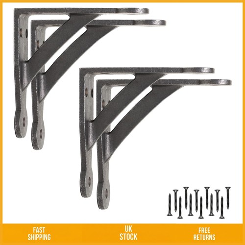 Antique cast iron gallow shelf - iron,