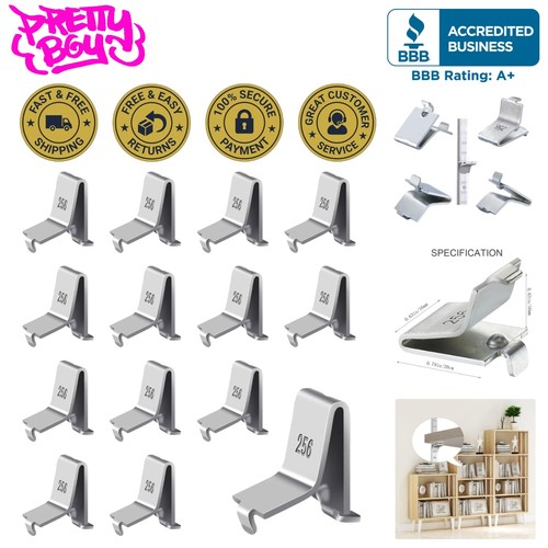 Versatile pack shelf clips - shelf,